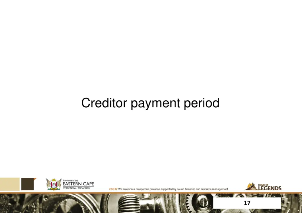 creditor payment period