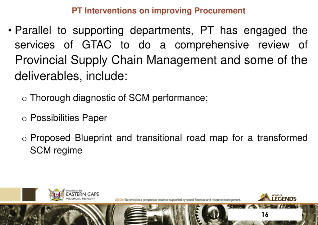 pt interventions on improving procurement 1