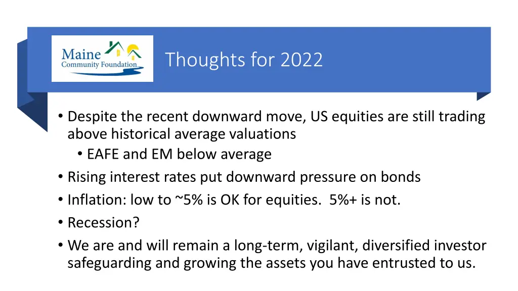 thoughts for 2022