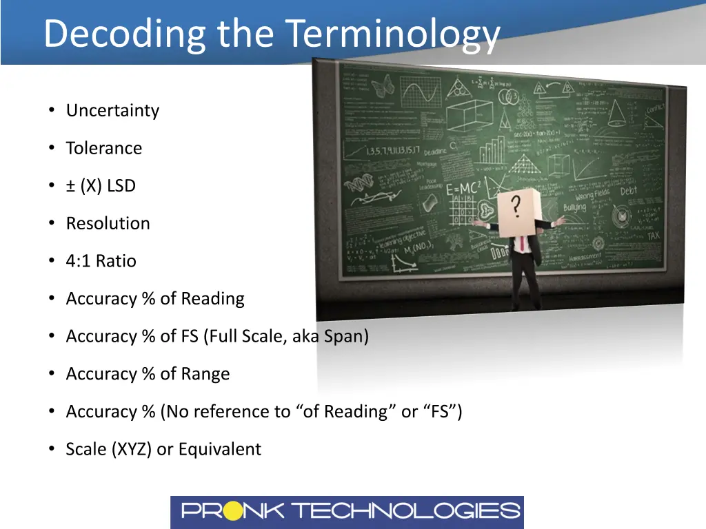 decoding the terminology