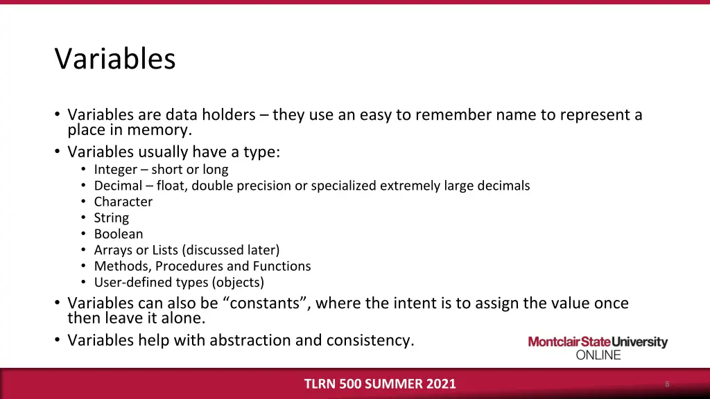variables