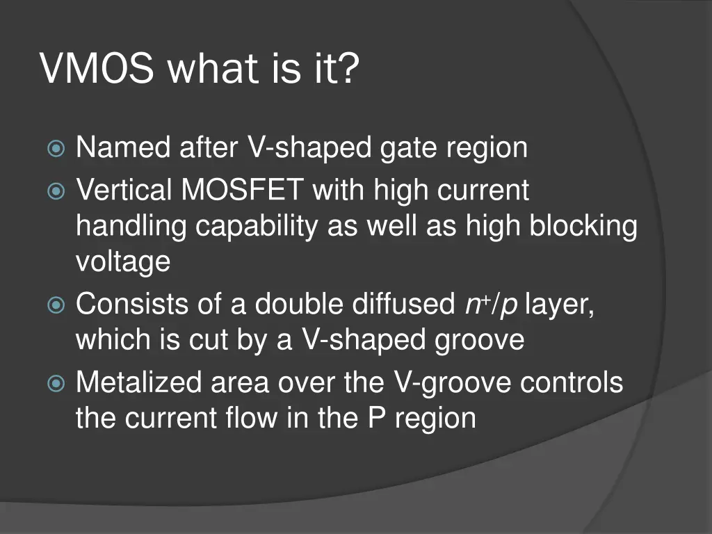 vmos what is it