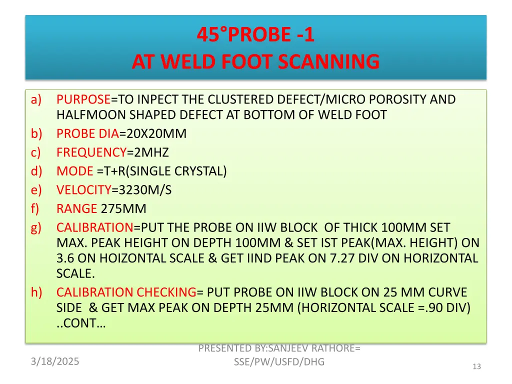 45 probe 1