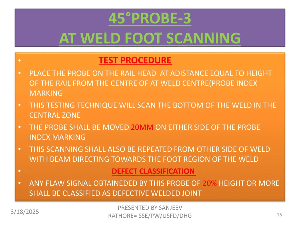 45 probe 3
