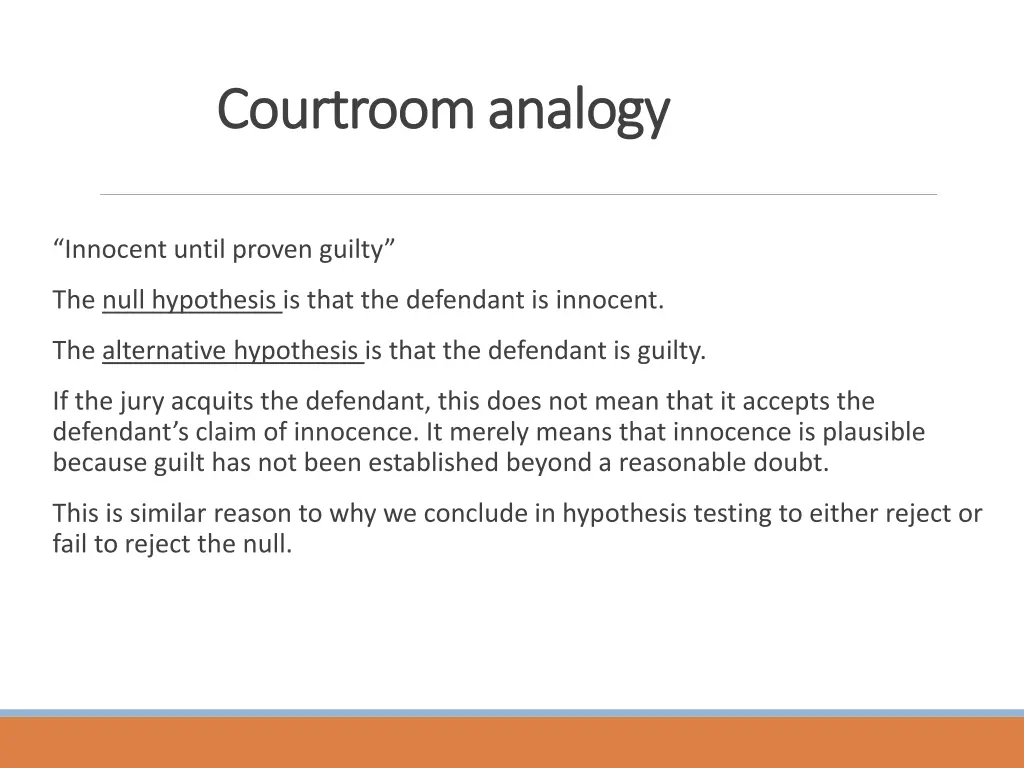 courtroom courtroom analogy