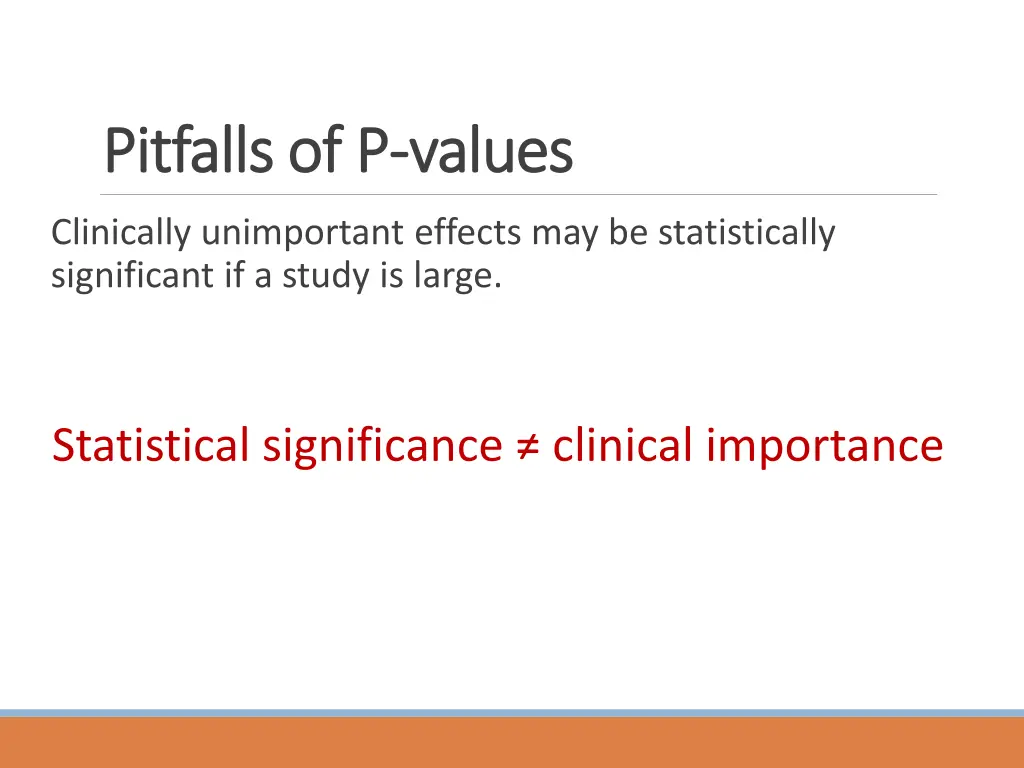 pitfalls of p pitfalls of p values