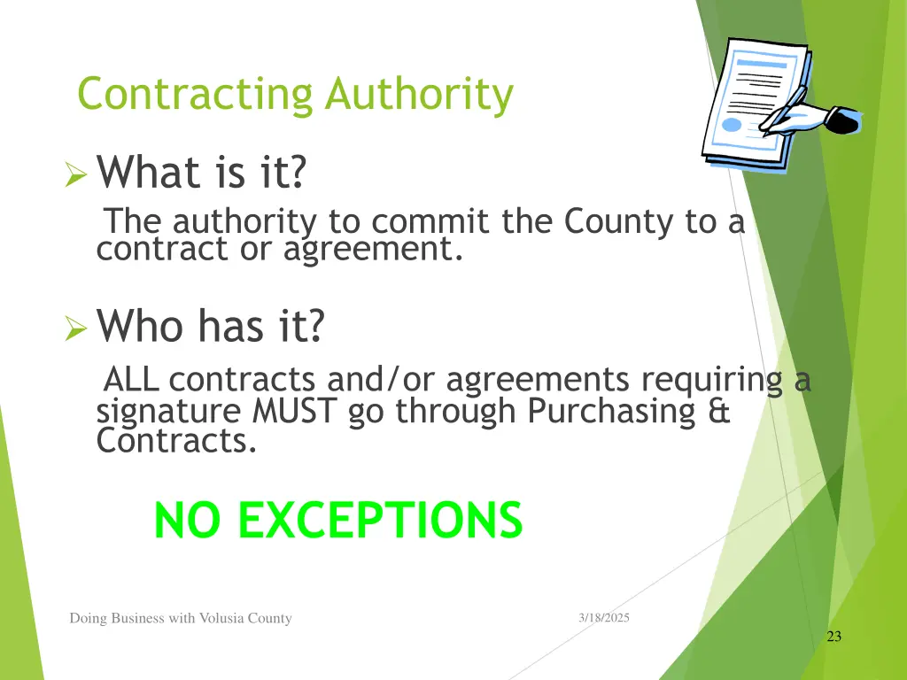 contracting authority