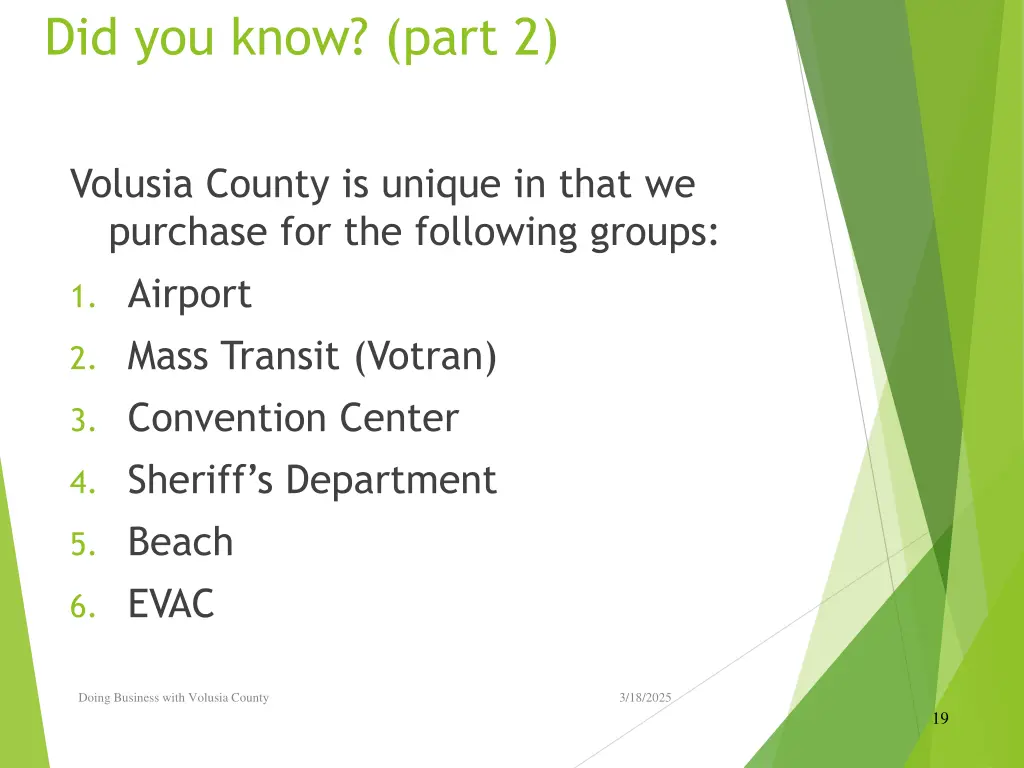 did you know part 2