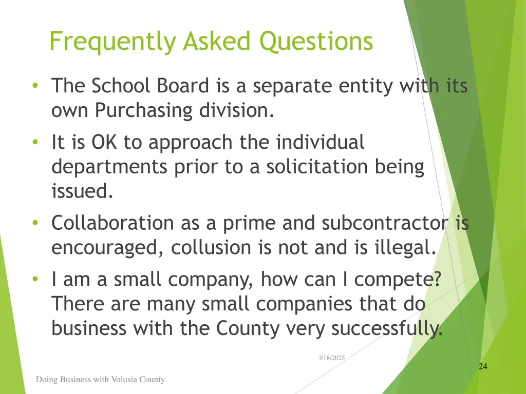 frequently asked questions