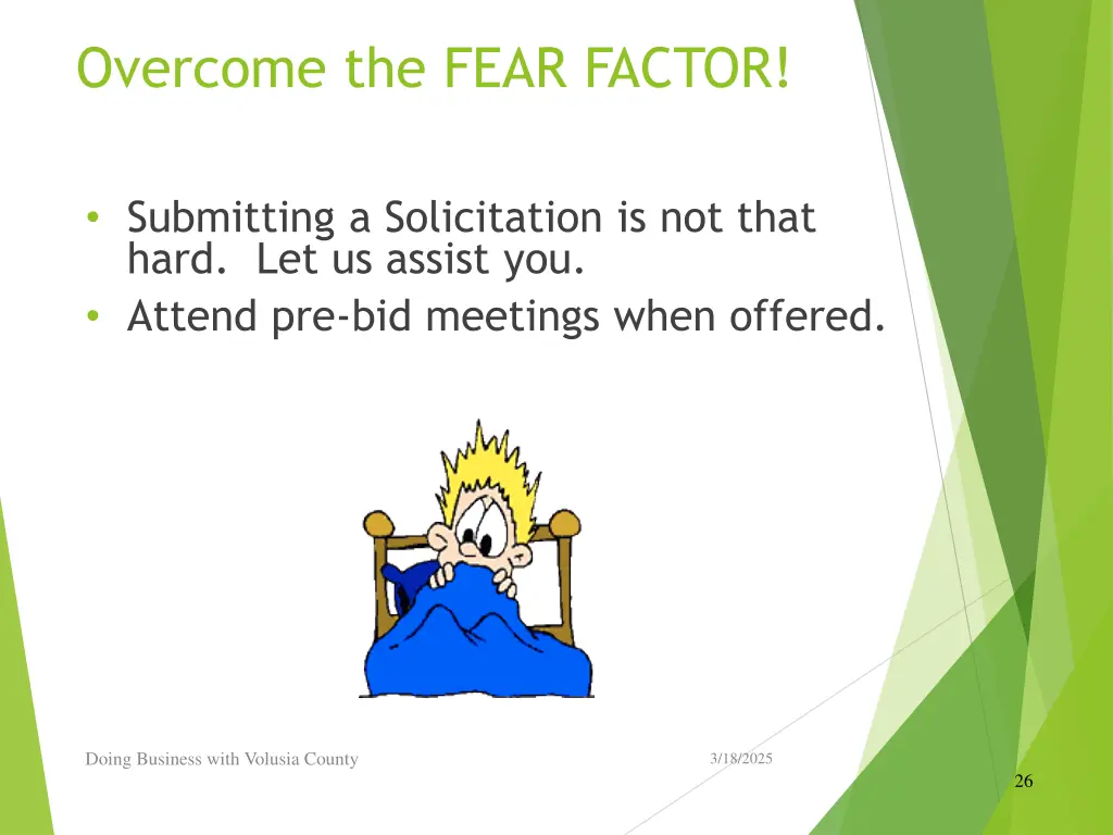 overcome the fear factor