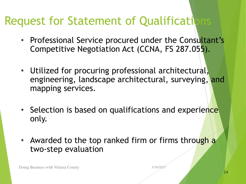 request for statement of qualifications 1