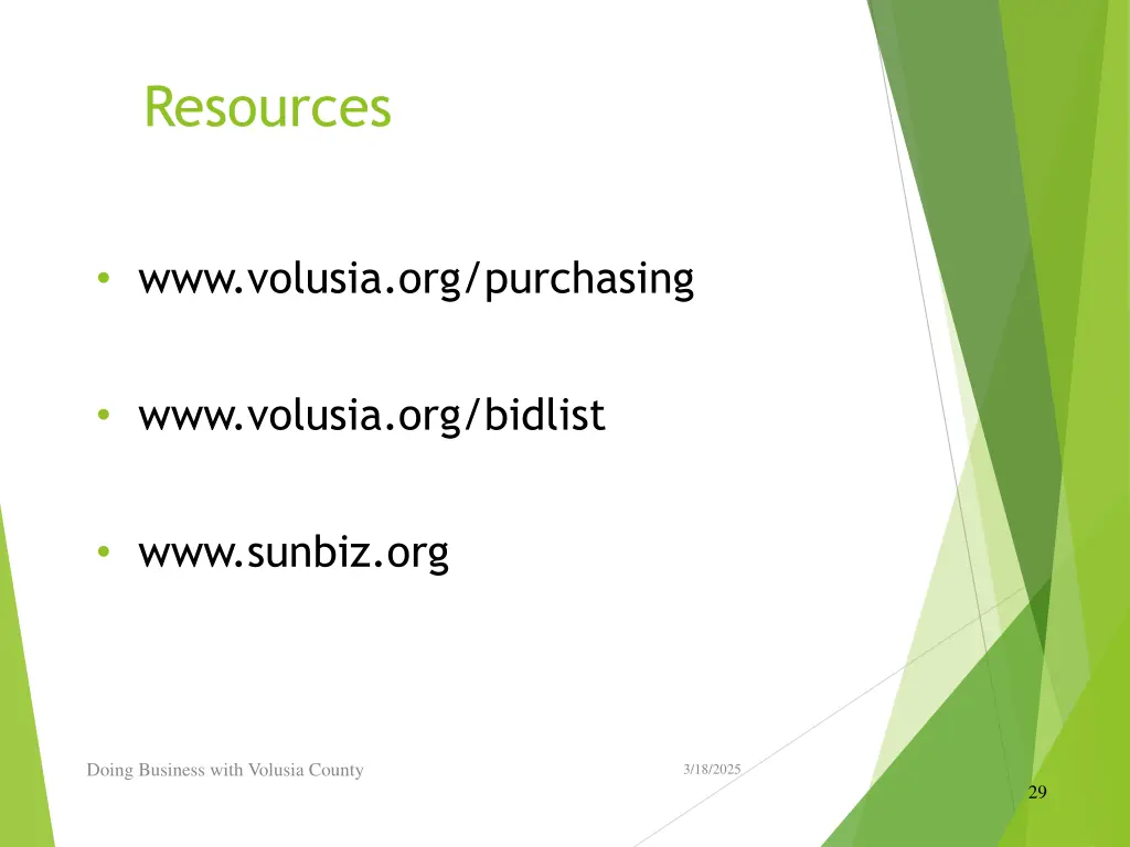 resources