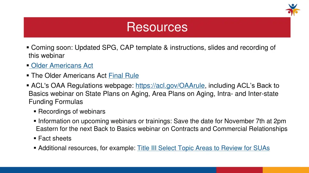 resources