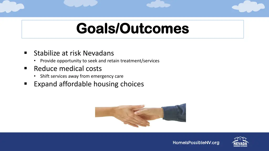 goals outcomes goals outcomes