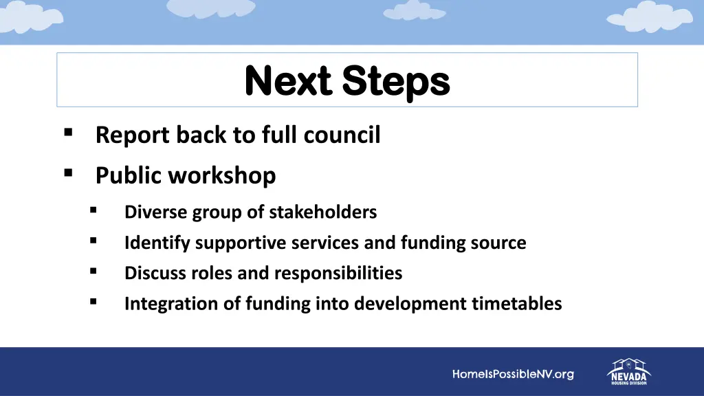 next steps next steps