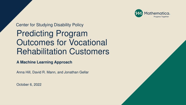 center for studying disability policy predicting