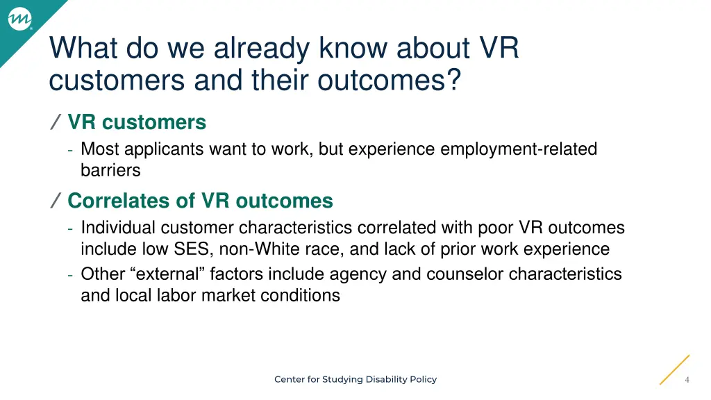 what do we already know about vr customers