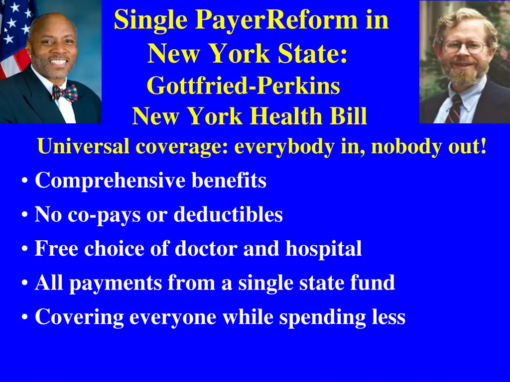 single payerreform in new york state gottfried