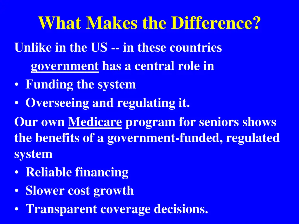 what makes the difference unlike