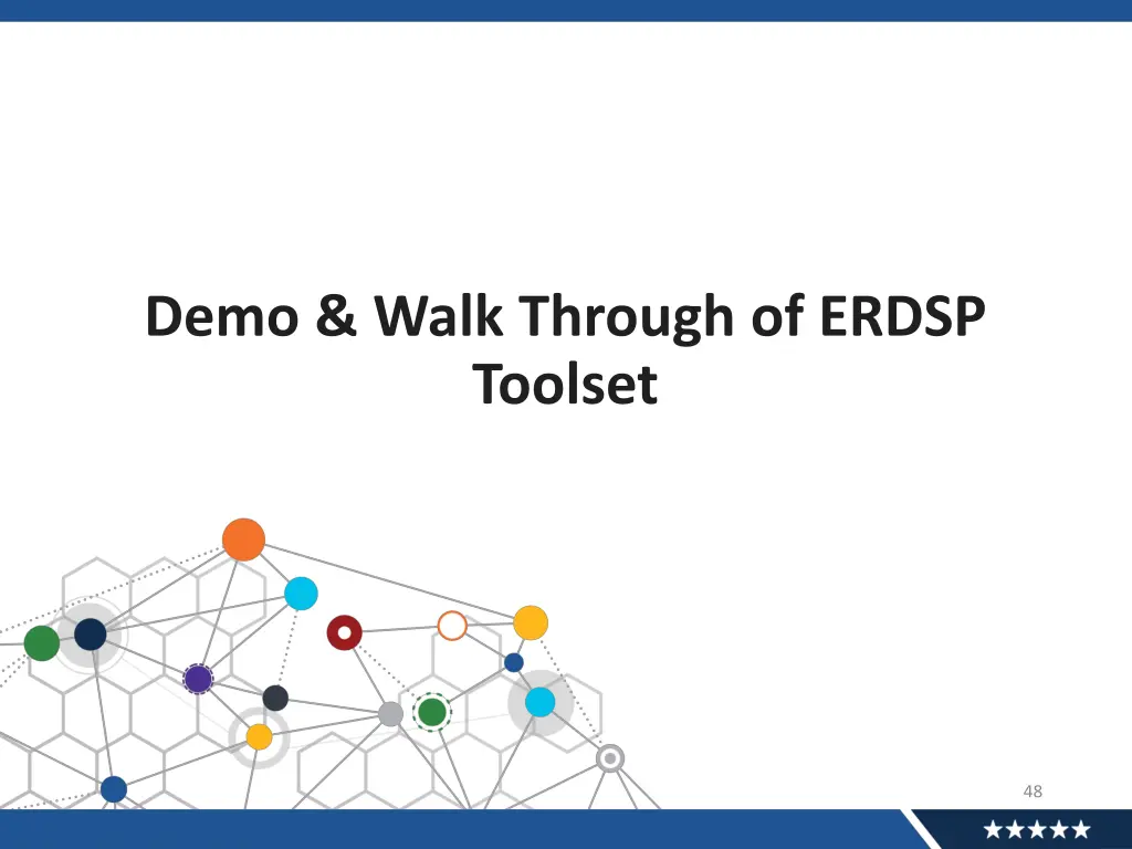 demo walk through of erdsp toolset