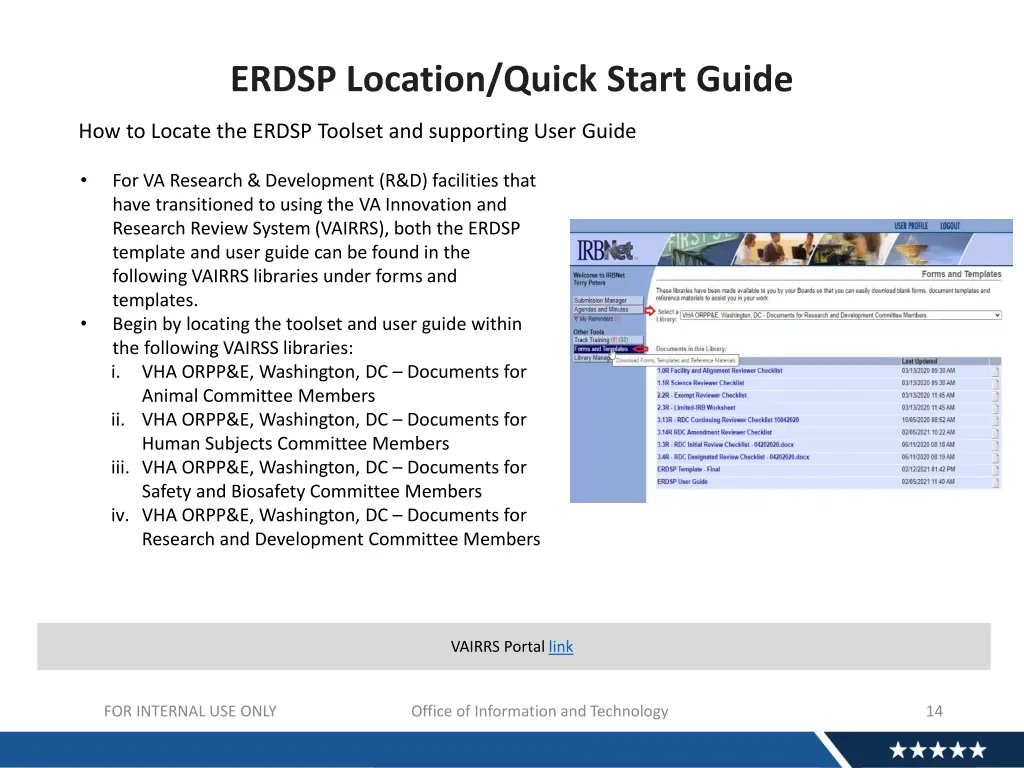 erdsp location quick start guide