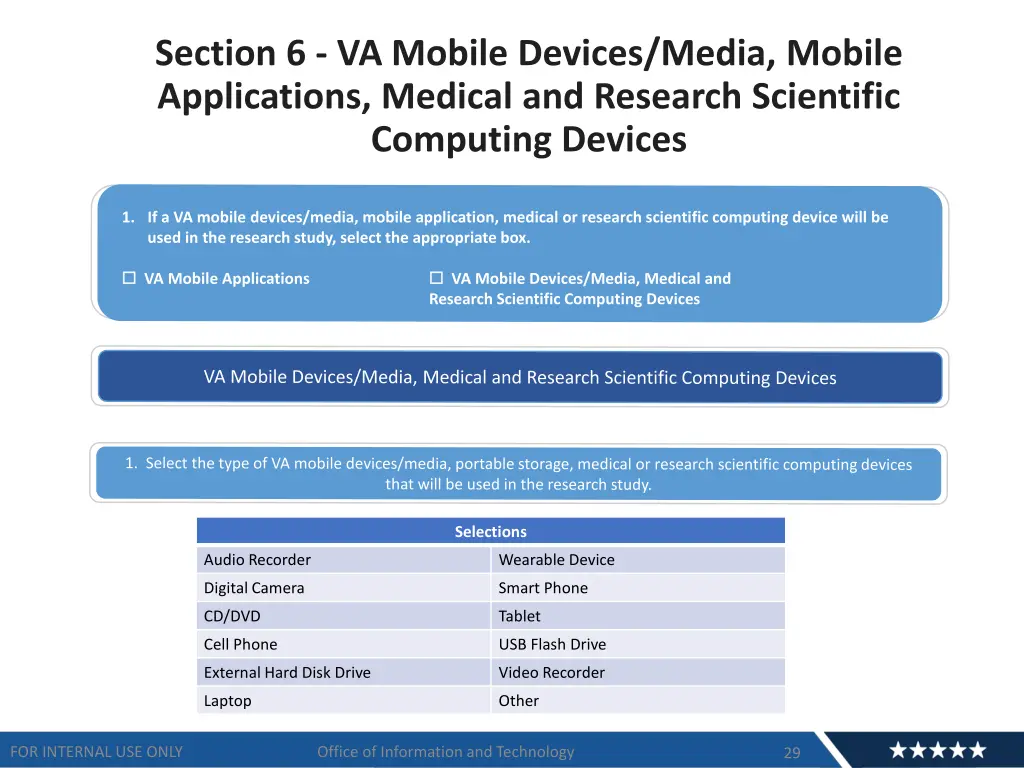 section 6 va mobile devices media mobile