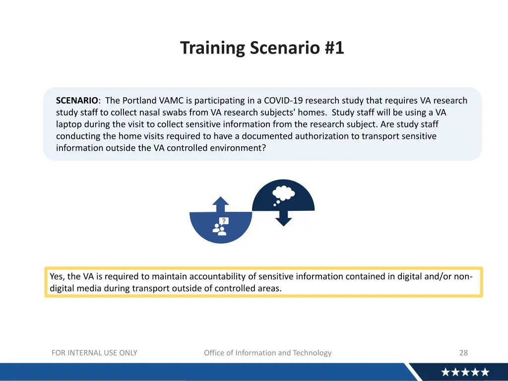 training scenario 1 4