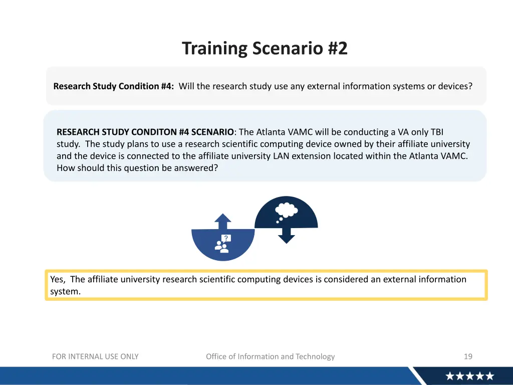 training scenario 2