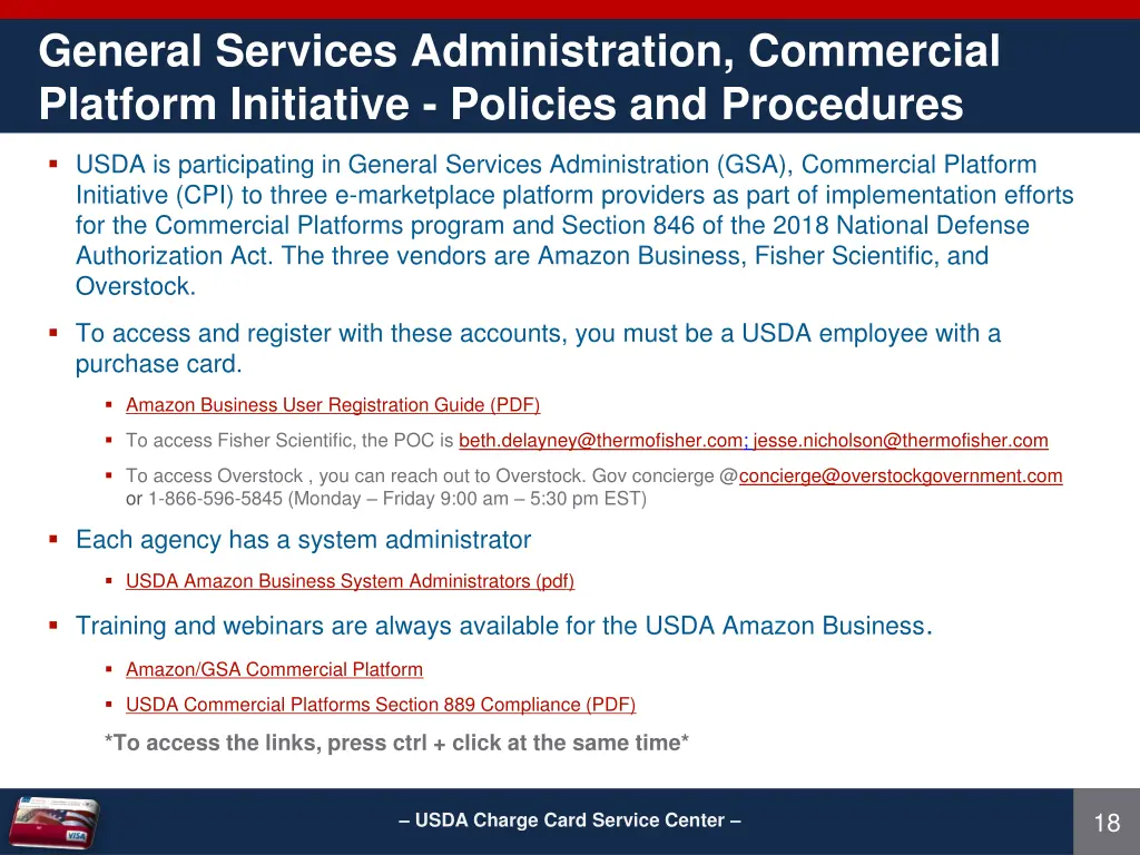general services administration commercial