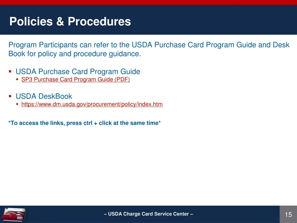 policies procedures