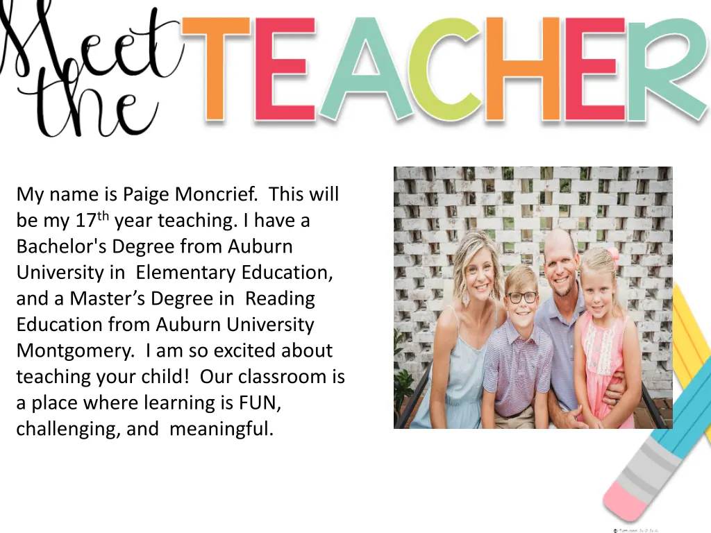 my name is paige moncrief this will