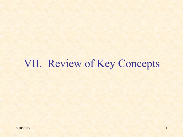 vii review of key concepts