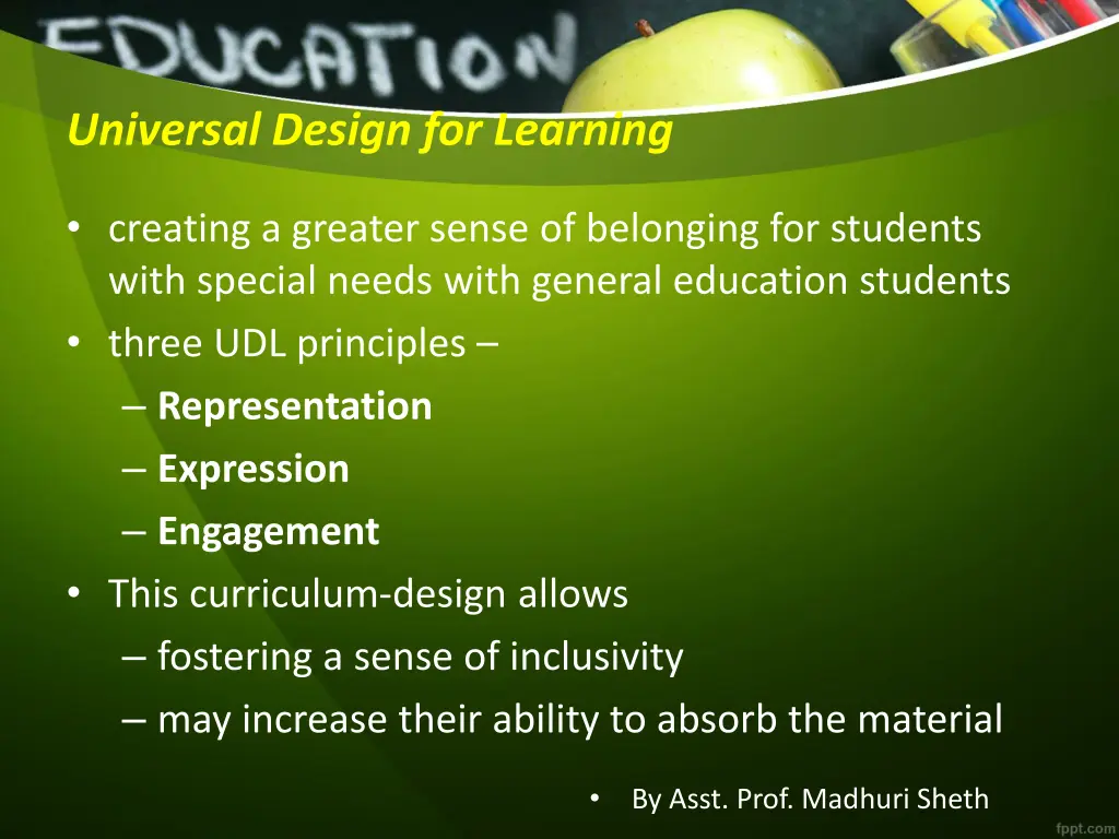 universal design for learning