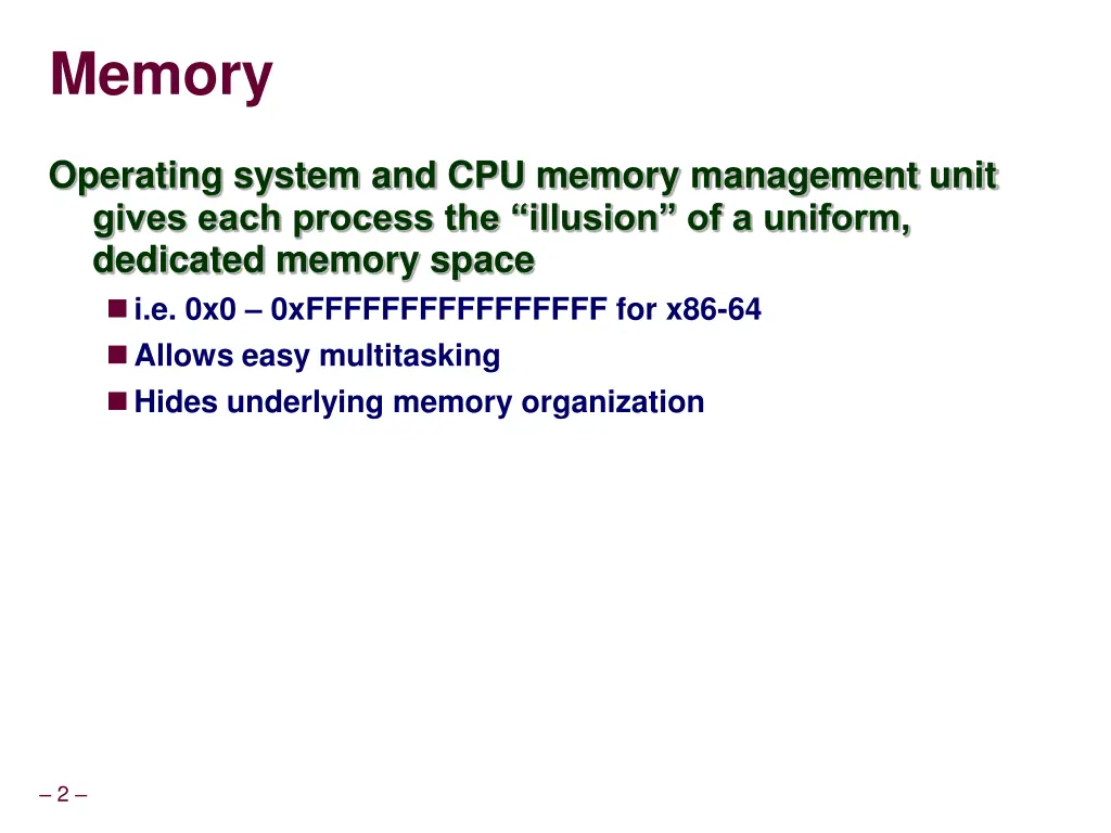 memory