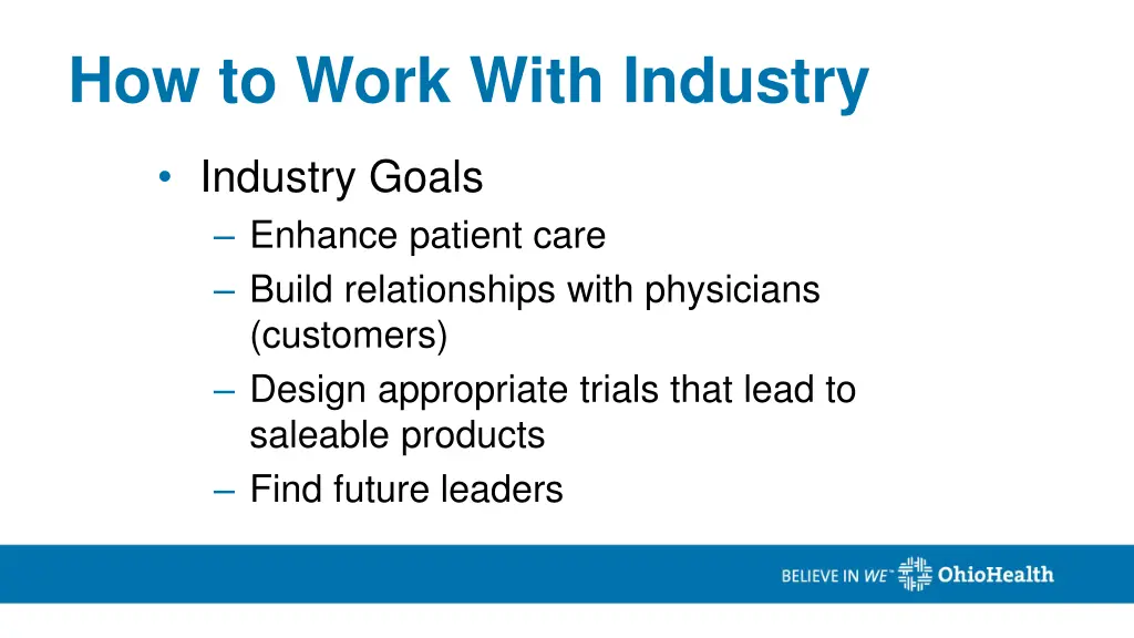 how to work with industry 5