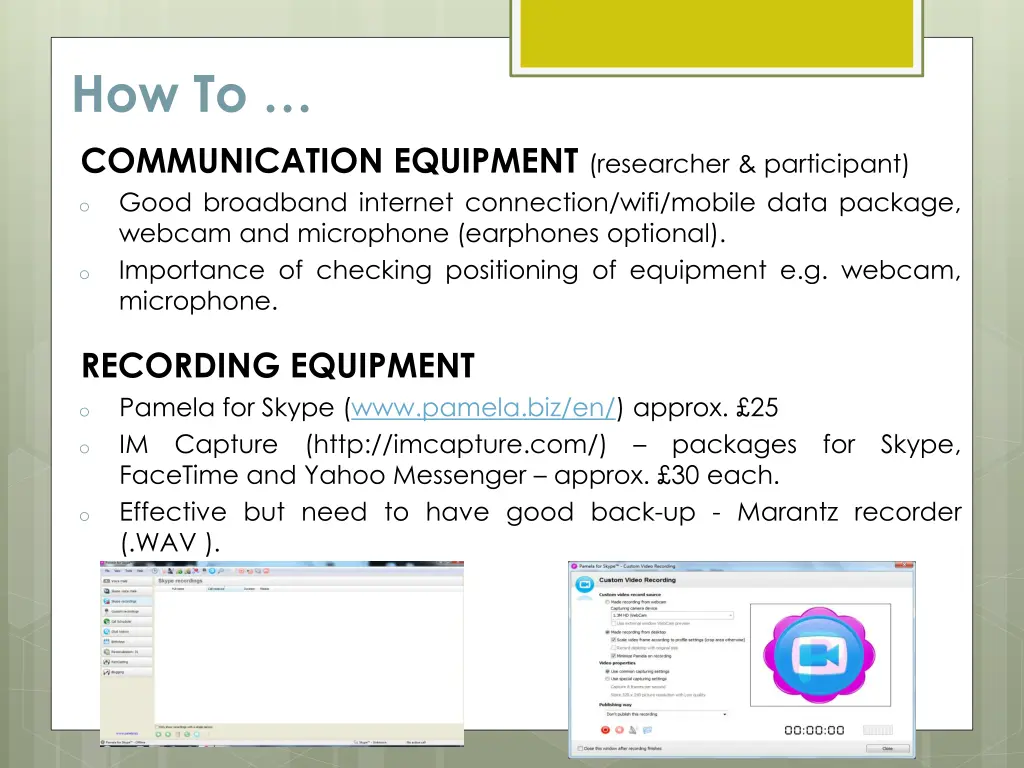 how to communication equipment researcher