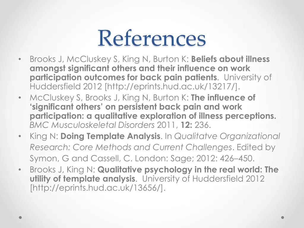references