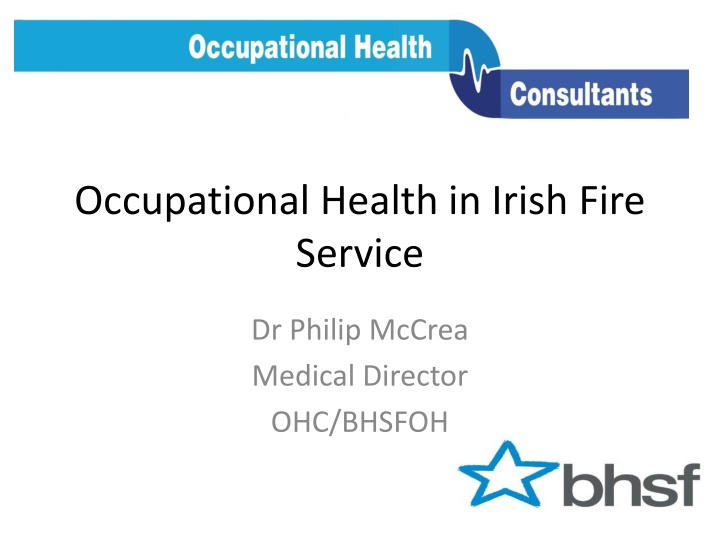 occupational health in irish fire service