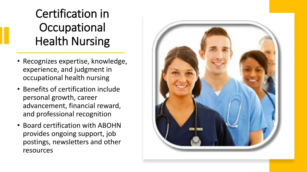 certification in certification in occupational