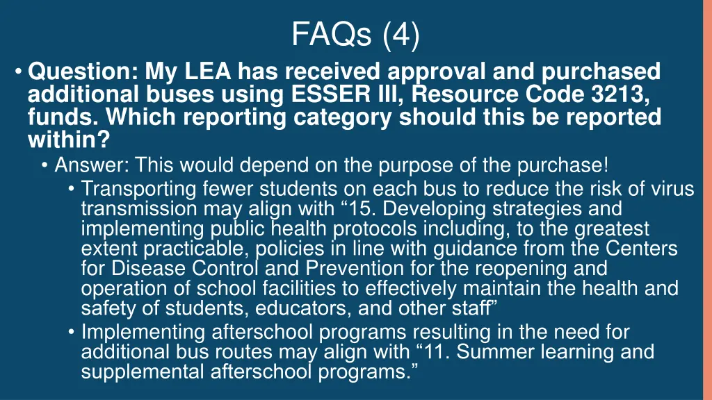 faqs 4