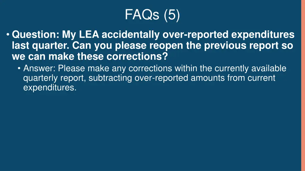 faqs 5