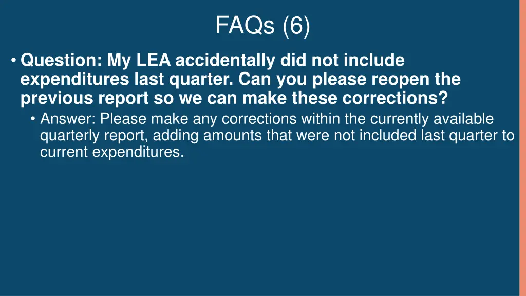 faqs 6