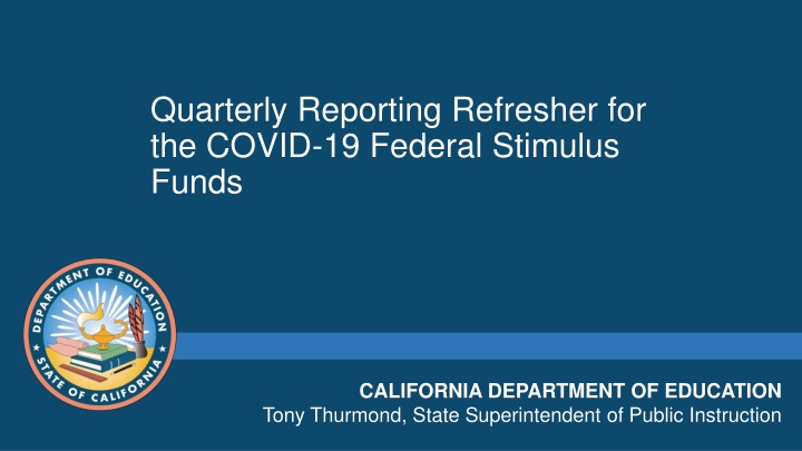 quarterly reporting refresher for the covid