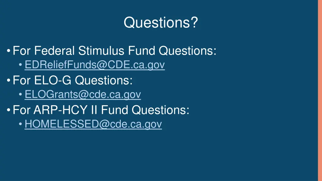 questions