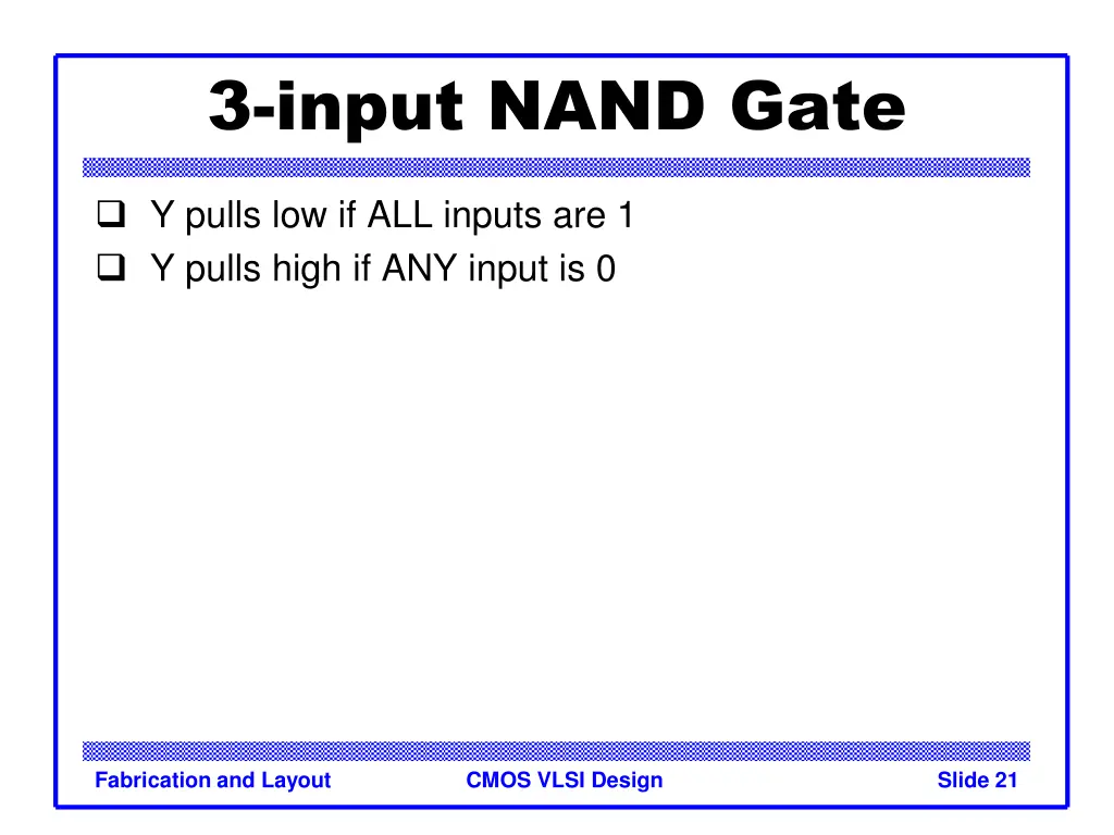 3 input nand gate