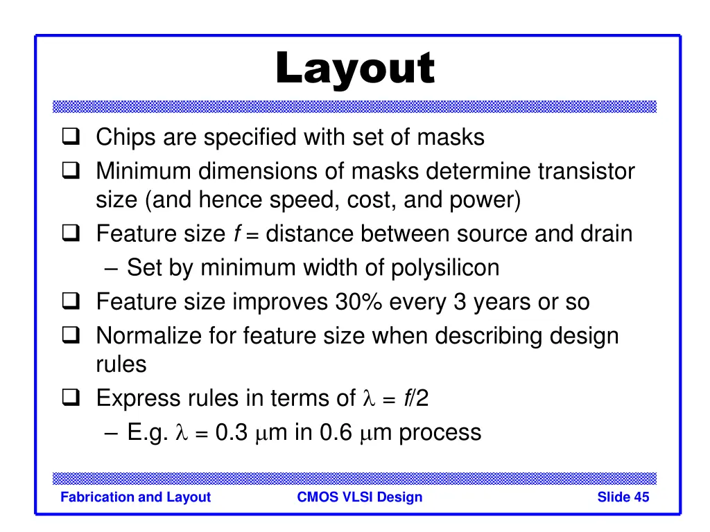 layout