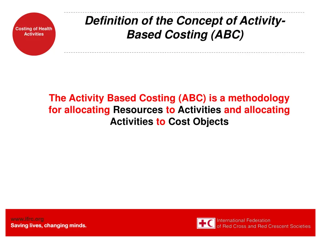 definition of the concept of activity based