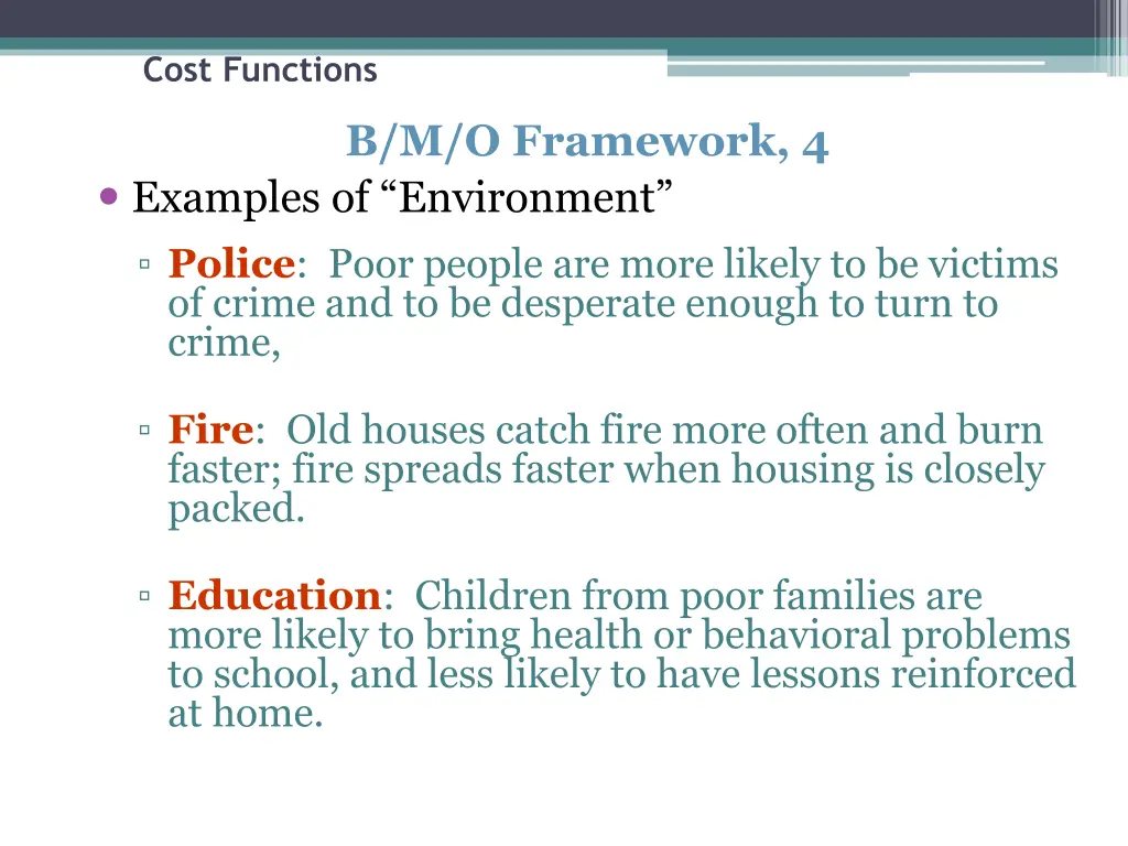 cost functions 10