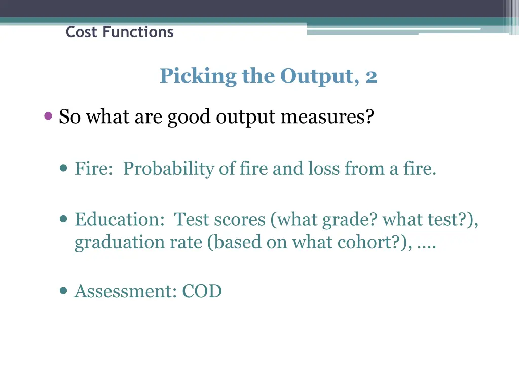 cost functions 14