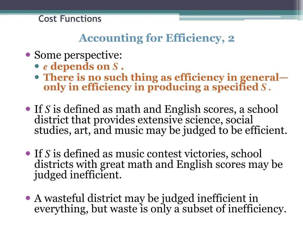 cost functions 16